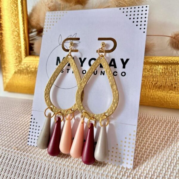 pendientes gotas colgantes